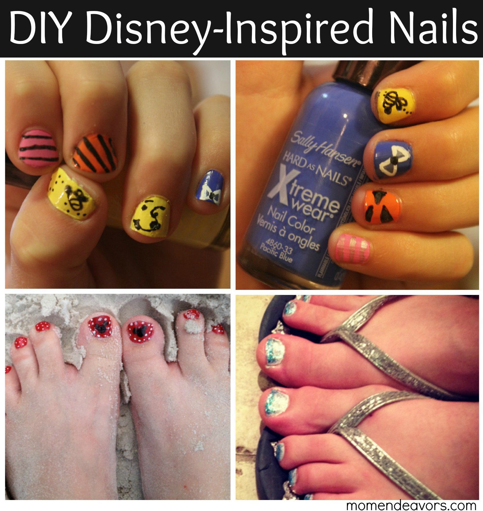 DIY Disney-Inspired Nail Art #IHeartMyNailArt - Mom Endeavors